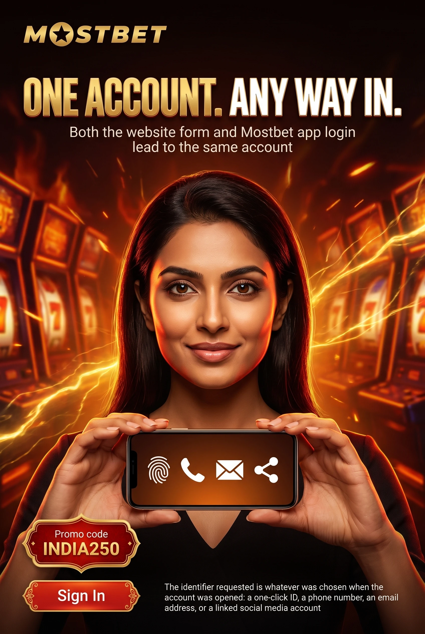 Mostbet India login routes: website and app