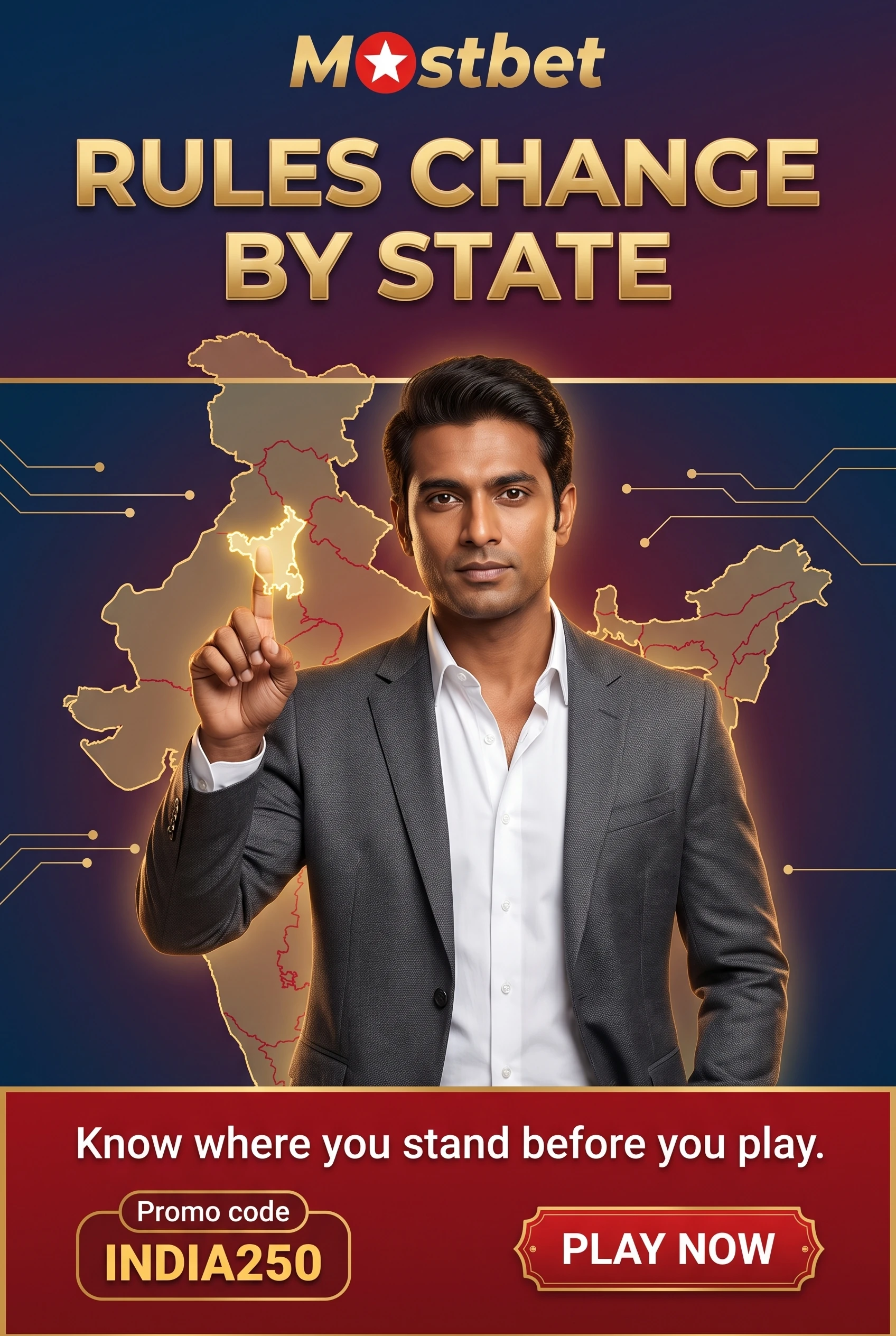 Offshore betting rules in India differ from one state to another